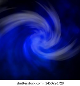 Dark BLUE vector template with sky, clouds. Gradient illustration with colorful sky, clouds. Pattern for your booklets, leaflets.