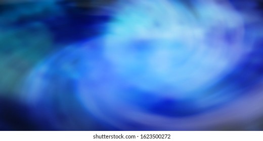 Dark BLUE vector template with sky, clouds. Abstract illustration with colorful gradient clouds. Template for landing pages.