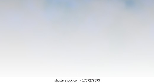 Dark BLUE vector template with sky, clouds. Shining illustration with abstract gradient clouds. Colorful pattern for appdesign.