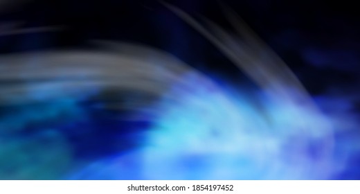 Dark BLUE vector template with sky, clouds. Abstract illustration with colorful gradient clouds. Template for landing pages.