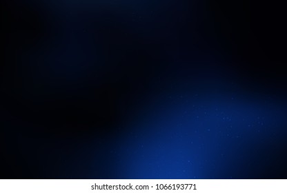 Dark BLUE vector template with space stars. Shining illustration with sky stars on abstract template. Best design for your ad, poster, banner.