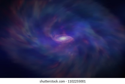 Dark BLUE vector template with space stars. Modern abstract illustration with Big Dipper stars. Smart design for your business advert.