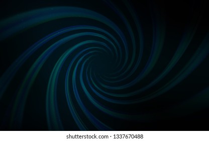 Dark BLUE vector template with space stars. Shining colored illustration with bright astronomical stars. Pattern for futuristic ad, booklets.