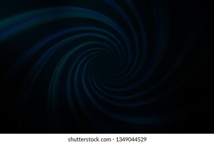 Dark BLUE vector template with space stars. Glitter abstract illustration with colorful cosmic stars. Template for cosmic backgrounds.