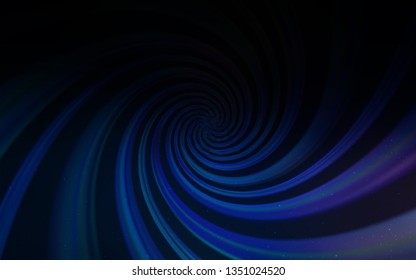 Dark BLUE vector template with space stars. Shining illustration with sky stars on abstract template. Pattern for astrology websites.
