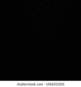 Dark BLUE vector template with stars. Colorful illustration in abstract style with gradient stars. Theme for cell phones.