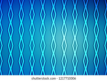 Dark BLUE vector template with sticks, squares. Shining colorful illustration with lines, rectangles. Pattern for websites, landing pages.