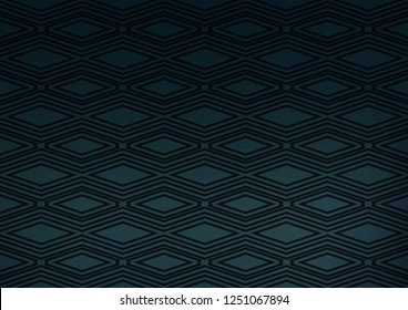 Dark BLUE vector template with sticks, squares. Glitter abstract illustration with colorful lines, rhombuses. Pattern for ads, posters, banners.