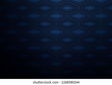 Dark BLUE vector template with sticks, squares. Shining colorful illustration with lines, rectangles. Smart design for your business advert.