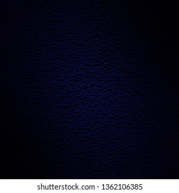Dark BLUE vector template with wry lines. Bright illustration with gradient circular arcs. Best design for your ad, poster, banner.