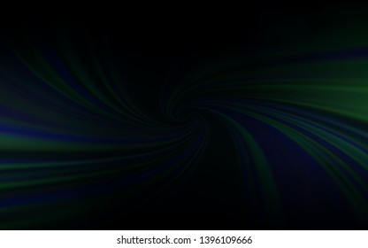 Dark BLUE vector template with wry lines. Glitter abstract illustration with wry lines. Abstract style for your business design.