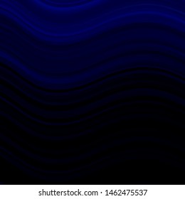 Dark BLUE vector template with wry lines. Abstract gradient illustration with wry lines. Pattern for commercials, ads.