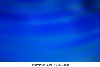 Dark BLUE vector template with wry lines. A circumflex abstract illustration with gradient. New composition for your brand book.