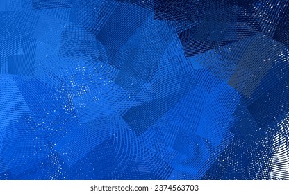 Dark BLUE vector texture with abstract forms. Colorful chaotic forms with gradient in modern style. Best smart design for your business.