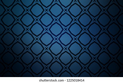Dark BLUE vector texture with beautiful stars. Shining colored illustration with stars. Pattern for new year ad, booklets.