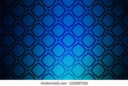Dark BLUE vector texture with beautiful stars. Modern geometrical abstract illustration with stars. Pattern for wrapping gifts.