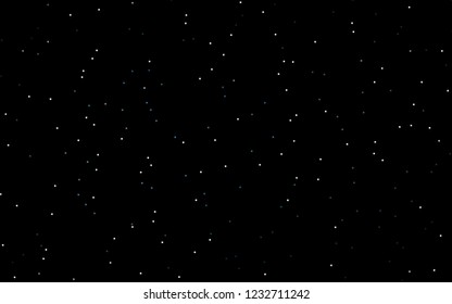 Dark BLUE vector texture with beautiful stars. Glitter abstract illustration with colored stars. The pattern can be used for new year ad, booklets.