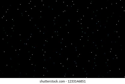 Dark BLUE vector texture with beautiful stars. Modern geometrical abstract illustration with stars. The pattern can be used for new year ad, booklets.