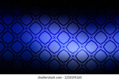 Dark BLUE vector texture with beautiful stars. Decorative illustration with stars on abstract template. Template for sell phone backgrounds.