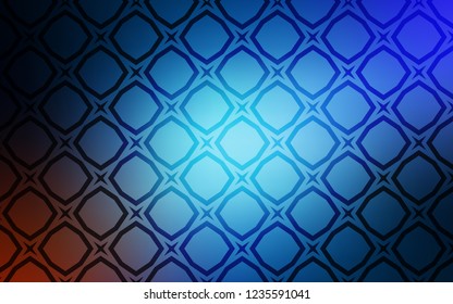 Dark BLUE vector texture with beautiful stars. Modern geometrical abstract illustration with stars. Pattern for websites, landing pages.