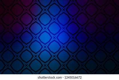 Dark BLUE vector texture with beautiful stars. Modern geometrical abstract illustration with stars. Best design for your ad, poster, banner.