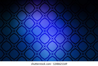 Dark BLUE vector texture with beautiful stars. Stars on blurred abstract background with gradient. Best design for your ad, poster, banner.