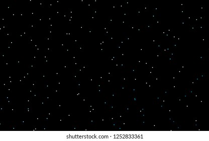 Dark BLUE vector texture with beautiful stars. Blurred decorative design in simple style with stars. The pattern can be used for new year ad, booklets.