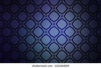 Dark BLUE vector texture with beautiful stars. Blurred decorative design in simple style with stars. Smart design for your business advert.
