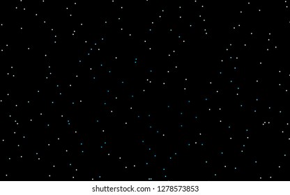 Dark BLUE vector texture with beautiful stars. Glitter abstract illustration with colored stars. The pattern can be used for websites.