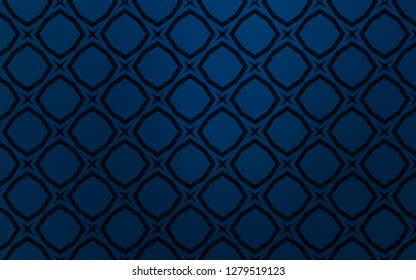 Dark BLUE vector texture with beautiful stars. Blurred decorative design in simple style with stars. Pattern for wrapping gifts.
