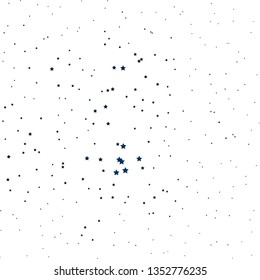 Dark BLUE vector texture with beautiful stars. Decorative illustration with stars on abstract template. Design for your business promotion.