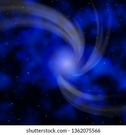 Dark BLUE vector texture with beautiful stars. Modern geometric abstract illustration with stars. Best design for your ad, poster, banner.