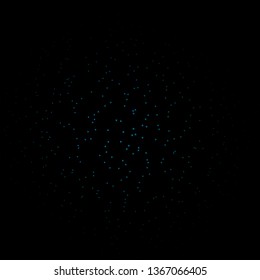 Dark BLUE vector texture with beautiful stars. Modern geometric abstract illustration with stars. Design for your business promotion.