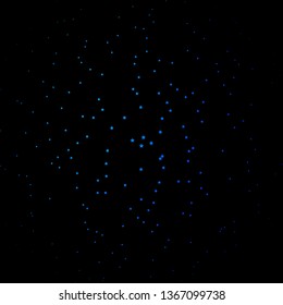 Dark BLUE vector texture with beautiful stars. Colorful illustration in abstract style with gradient stars. Best design for your ad, poster, banner.