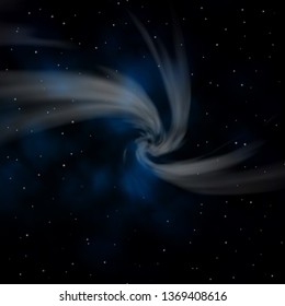Dark BLUE vector texture with beautiful stars. Colorful illustration with abstract gradient stars. Design for your business promotion.