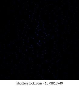 Dark BLUE vector texture with beautiful stars. Decorative illustration with stars on abstract template. Pattern for new year ad, booklets.