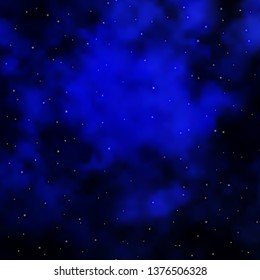 Dark BLUE vector texture with beautiful stars. Modern geometric abstract illustration with stars. Best design for your ad, poster, banner.