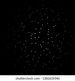 Dark BLUE vector texture with beautiful stars. Blur decorative design in simple style with stars. Pattern for new year ad, booklets.