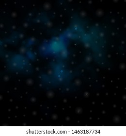 Dark BLUE vector texture with beautiful stars. Decorative illustration with stars on abstract template. Pattern for websites, landing pages.