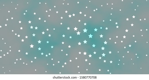 Dark BLUE vector texture with beautiful stars. Modern geometric abstract illustration with stars. Pattern for wrapping gifts.