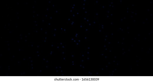Dunkle BLAU Vektorillustration Textur mit schönen Sternen. Moderne geometrische abstrakte Illustration mit Sternen. Thema für Handys.