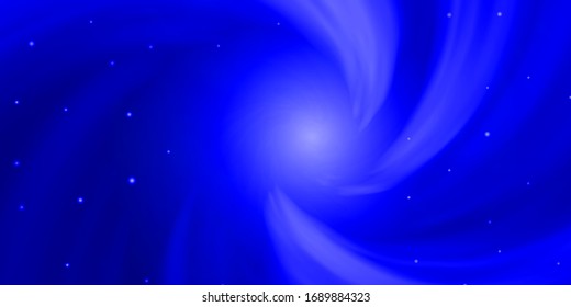 Dark BLUE vector texture with beautiful stars. Modern geometric abstract illustration with stars. Design for your business promotion.