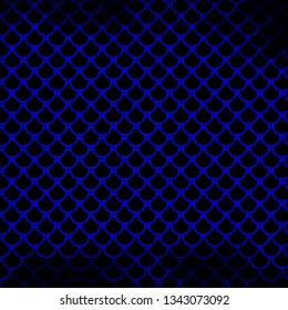 Dark BLUE vector texture with circles. Illustration with set of shining colorful abstract spheres. Pattern for websites, landing pages.