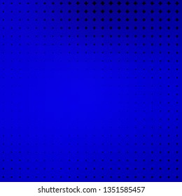 Dark BLUE vector texture with circles. Abstract decorative design in gradient style with bubbles. Design for your commercials.