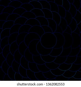 Dark BLUE vector texture with circles. Glitter abstract illustration with colorful drops. Pattern for websites, landing pages.