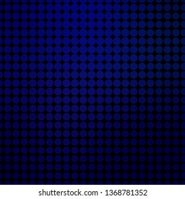 Dark BLUE vector texture with circles. Abstract illustration with colorful spots in nature style. Pattern for booklets, leaflets.