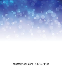 Dark BLUE vector texture with circles. Colorful illustration with gradient dots in nature style. Pattern for business ads.
