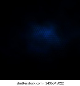 Dark BLUE vector texture with circles. Colorful illustration with gradient dots in nature style. Pattern for websites, landing pages.