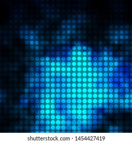 Dark BLUE vector texture with circles. Modern abstract illustration with colorful circle shapes. Pattern for websites, landing pages.
