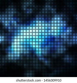 Dark BLUE vector texture with circles. Abstract illustration with colorful spots in nature style. Design for your commercials.